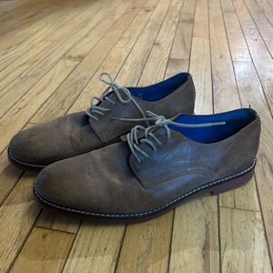 Men's 11.5 Aston Grey Dress Shoes in brown